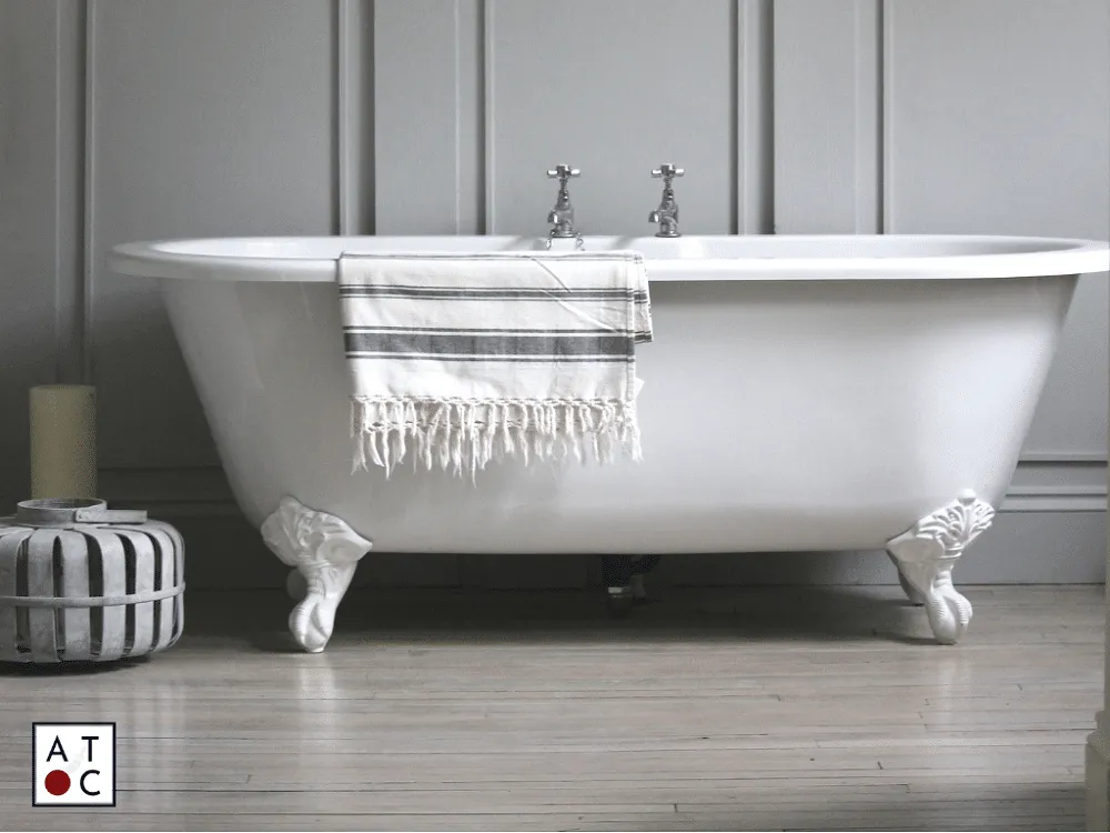 How to Paint a Bathtub - A Touch of Color Painting
