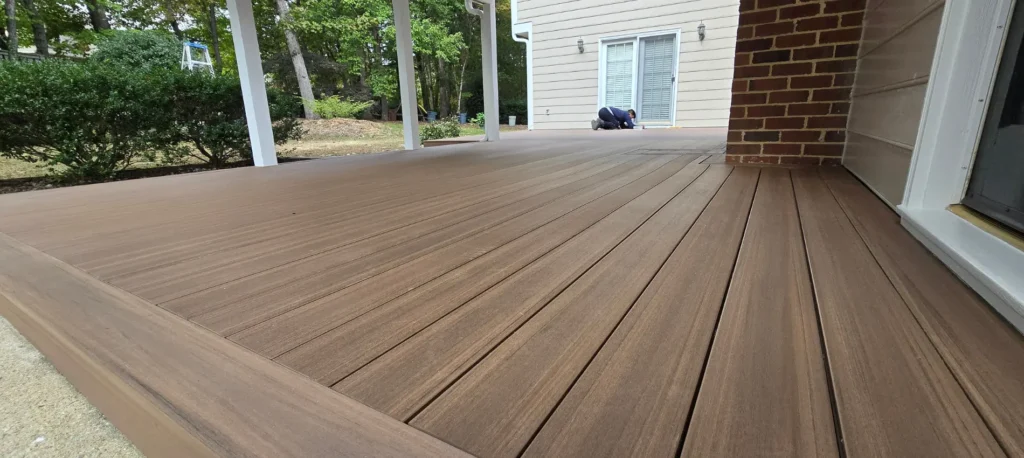 Professional deck floor replacement and structural wood repair in Raleigh, NC, by a Licensed General Contractor.