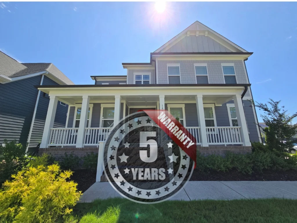 A Touch of Color Painting & General Contracting 5 year warranty and guarantee.